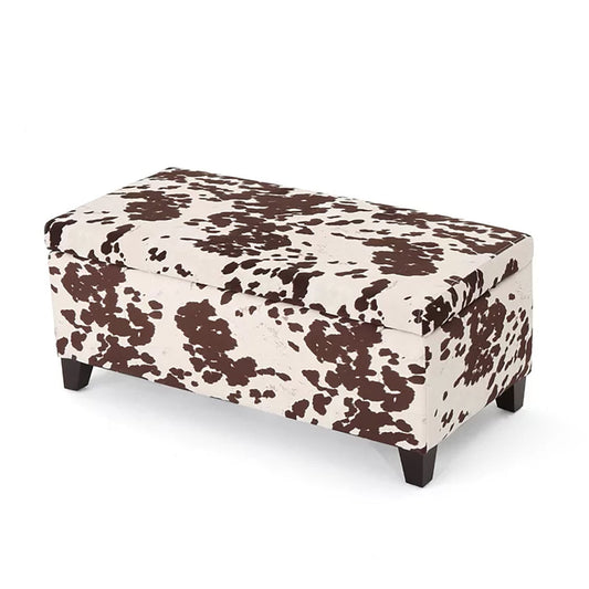 Storage Ottoman - Brown Multi Noble House