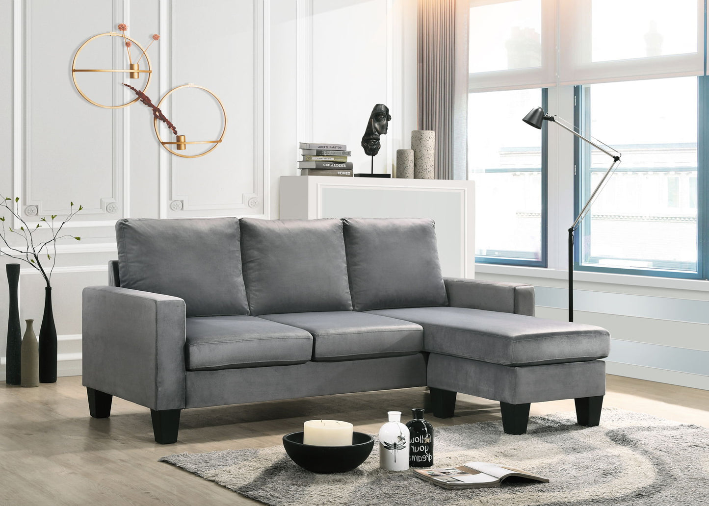 Jessica - Sofa Chaise Glory Furniture
