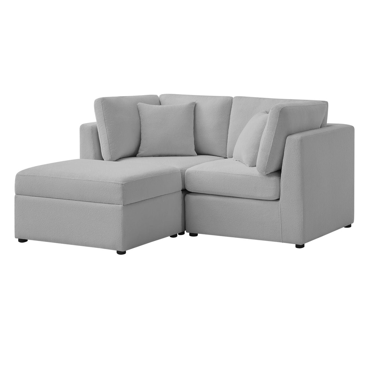 Chauncy - Sectional With Storage Ottoman Ridgecrest Home
