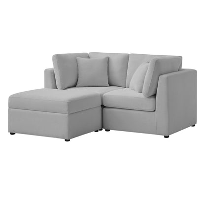 Chauncy - Sectional With Storage Ottoman Ridgecrest Home
