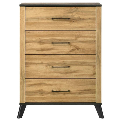 Kaywood - 4-Drawer Bedroom Chest Of Drawers - Natural Pine Coaster Fine Furniture