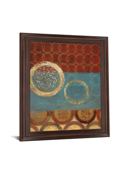 Gold Medallion Mosaic - 28" x 34" Framed Wall Art Classy Art