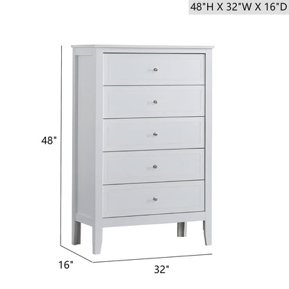 Daniel - Chest, 5 Drawer Storage Unit Glory Furniture