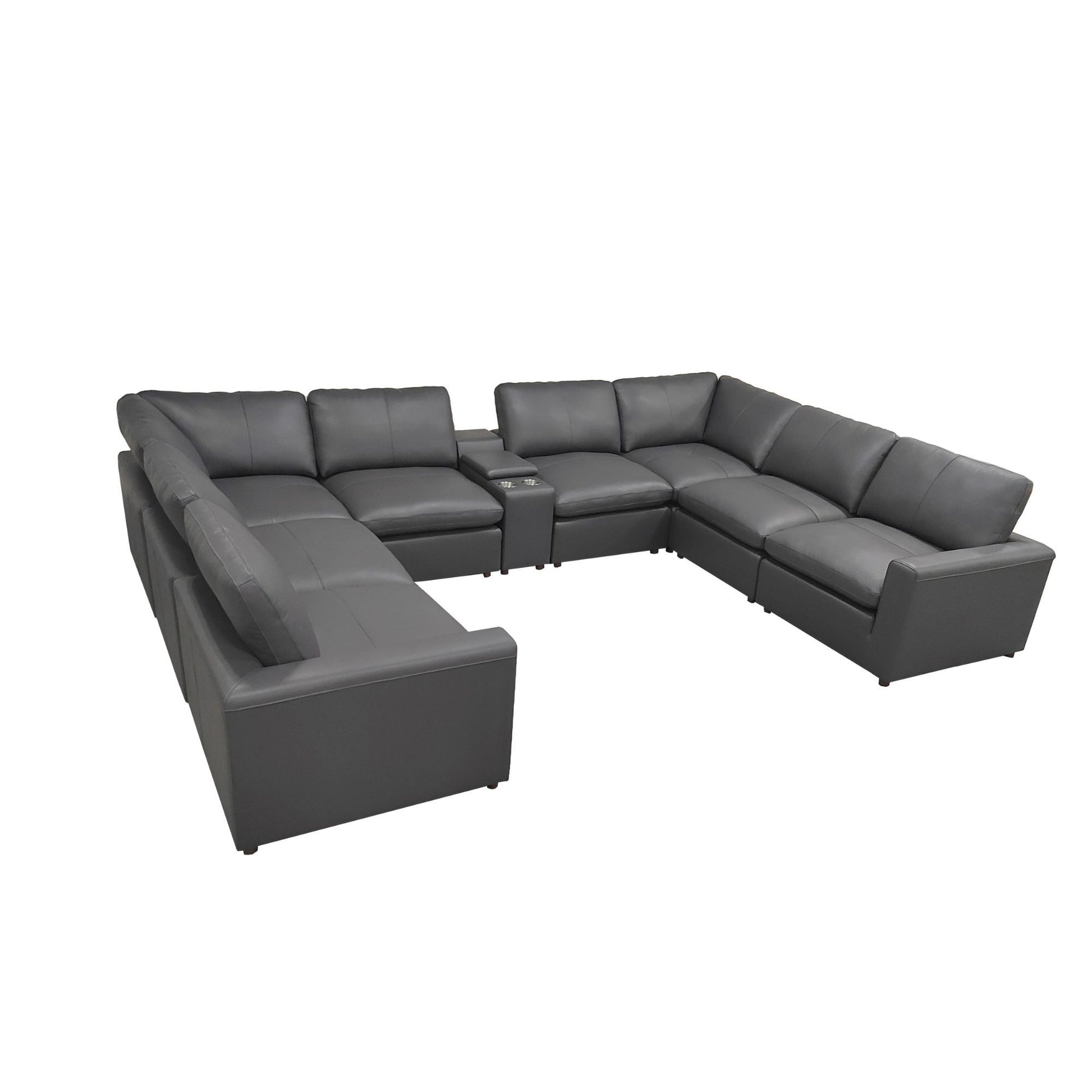 Large Upholstered Seating Modular Sectional Home Essentials
