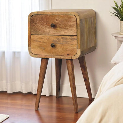 Curved Nightstand, Artisan Furniture