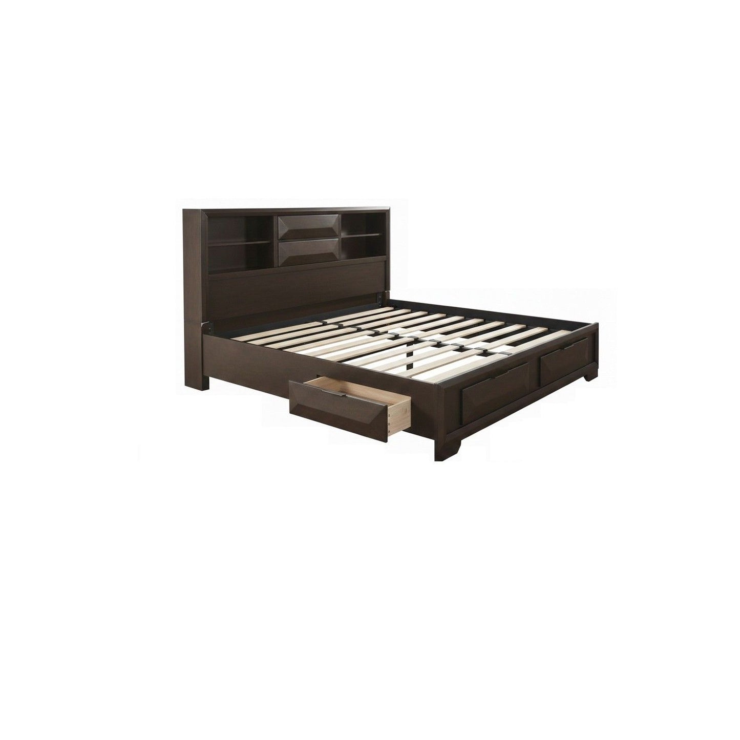 3 Piece Set Bed With Storage And 2 Nightstands Home Essentials