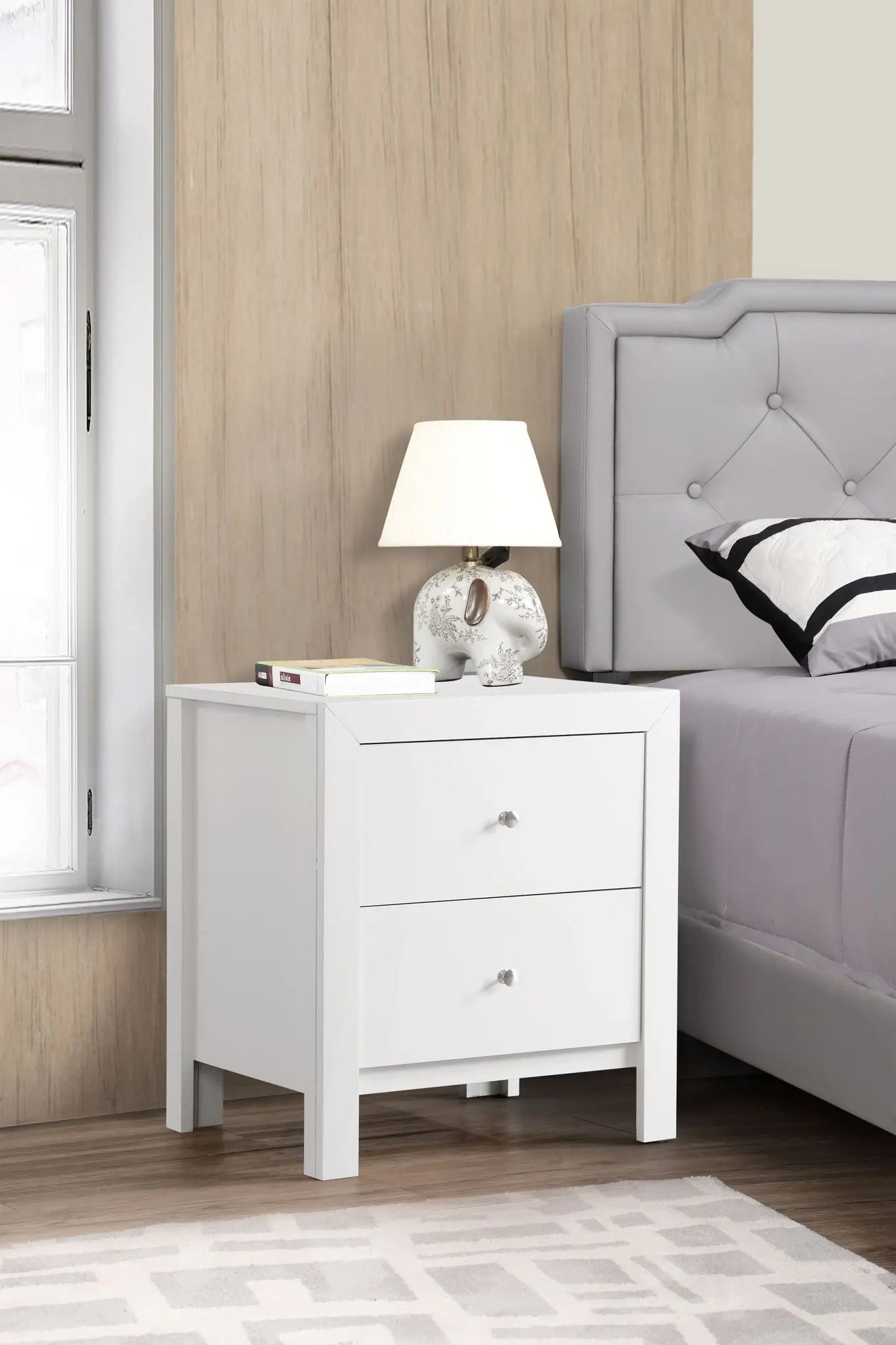Charming Nightstand With Drawers Glory Furniture