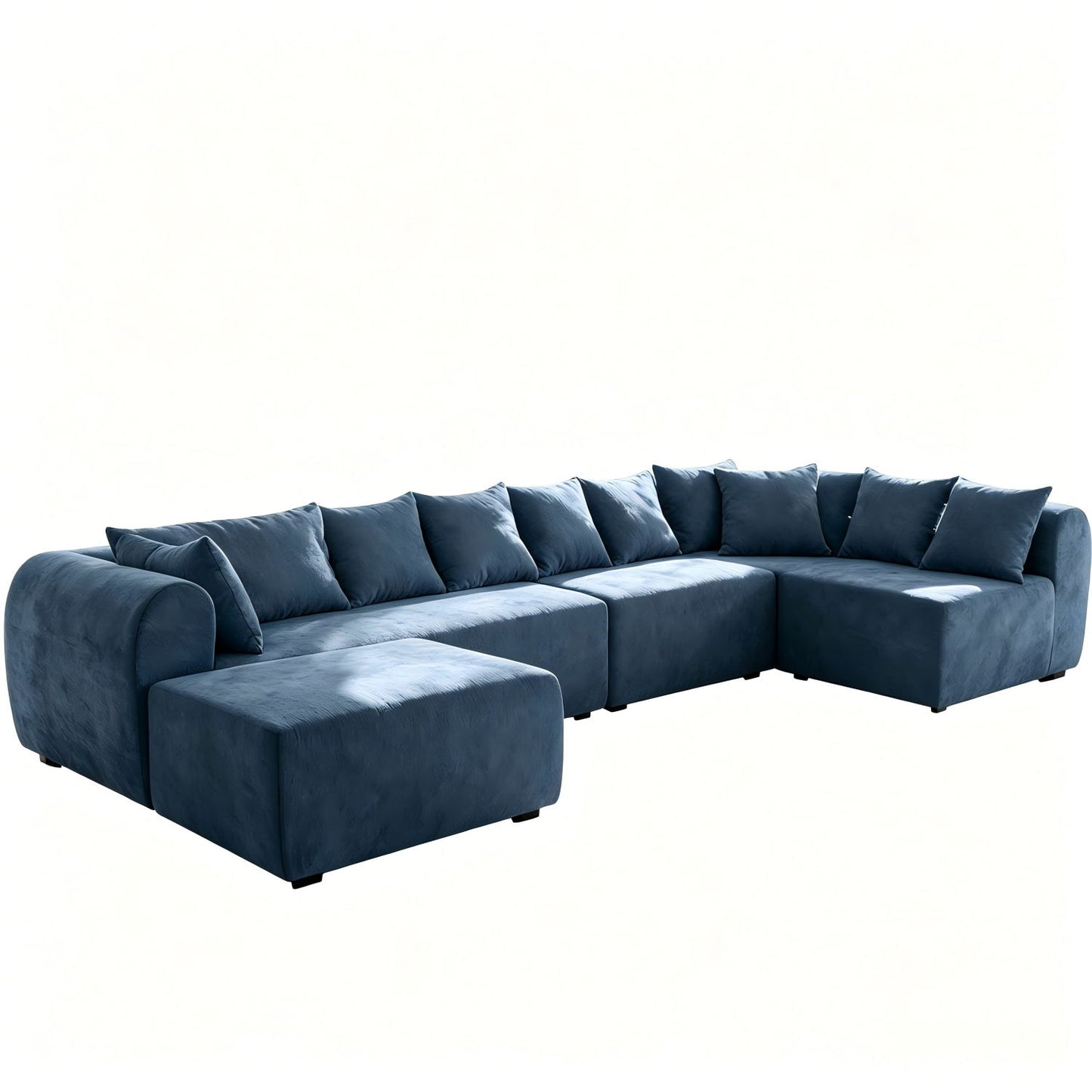 8 Seater U-Shaped Couch With Ottoman Home Essentials