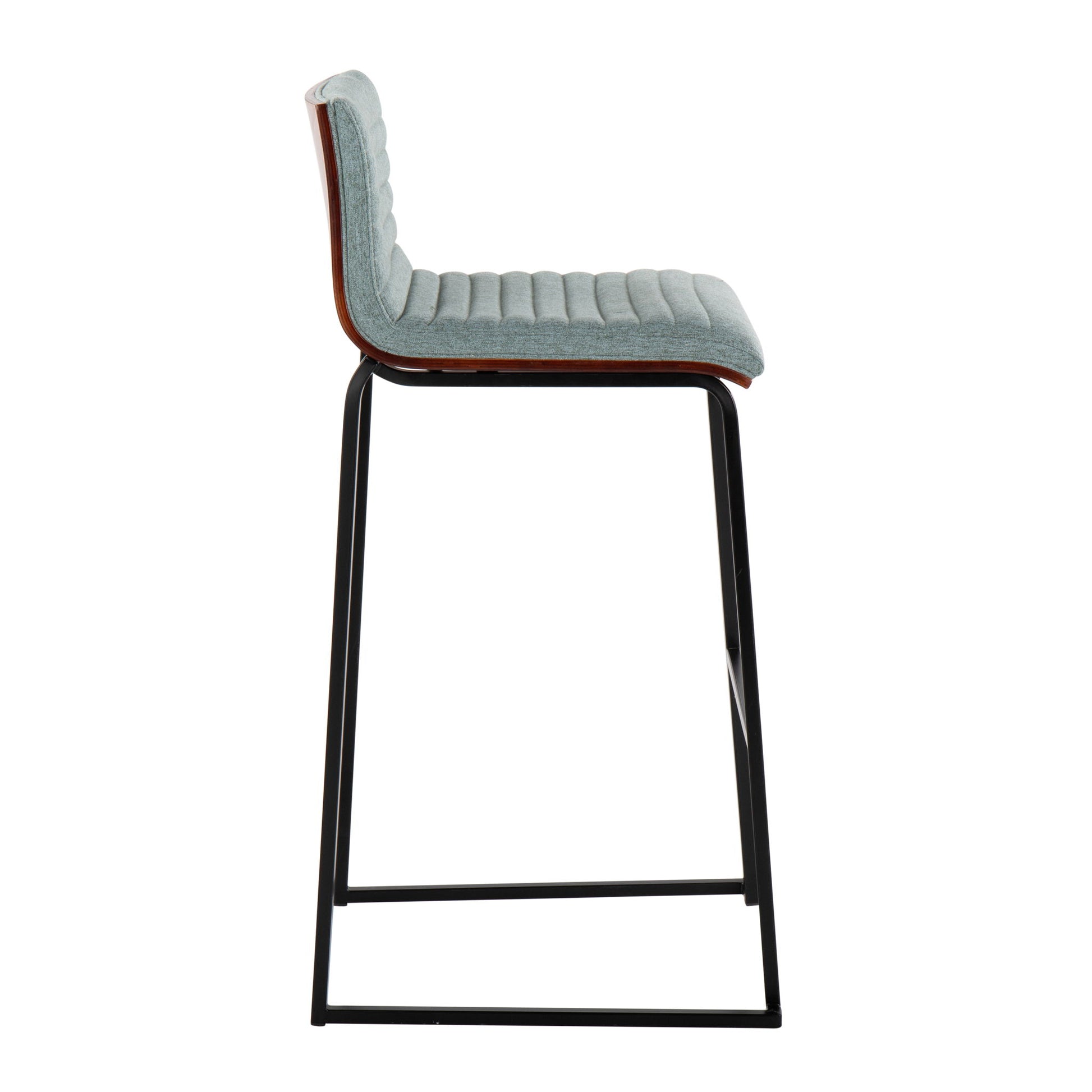 Mason Mara - Contemporary, Fixed Height Barstool (Set of 2) Lumi Source