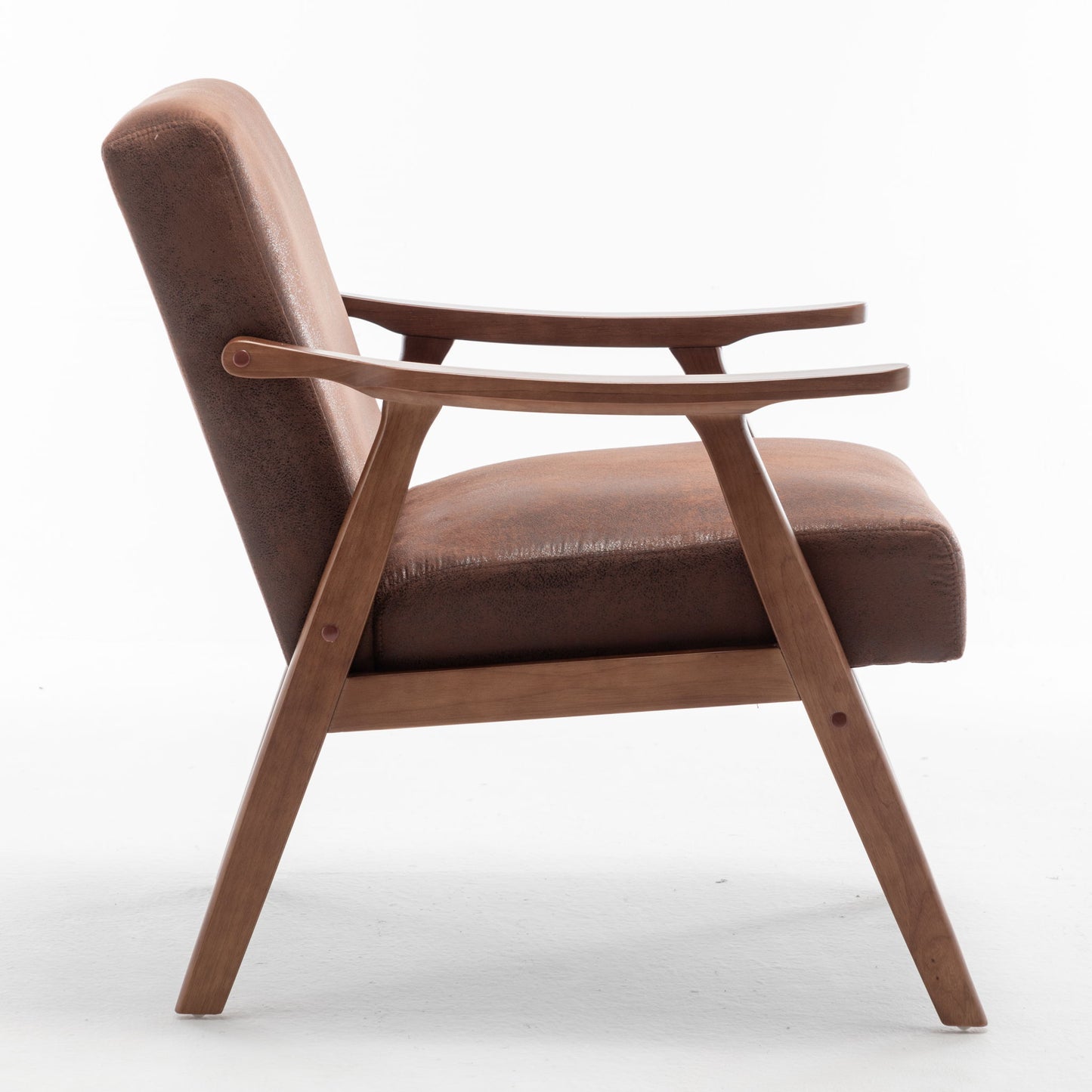 Accent Chair, Classic Mid Century Modern For Extra Seating US Pride