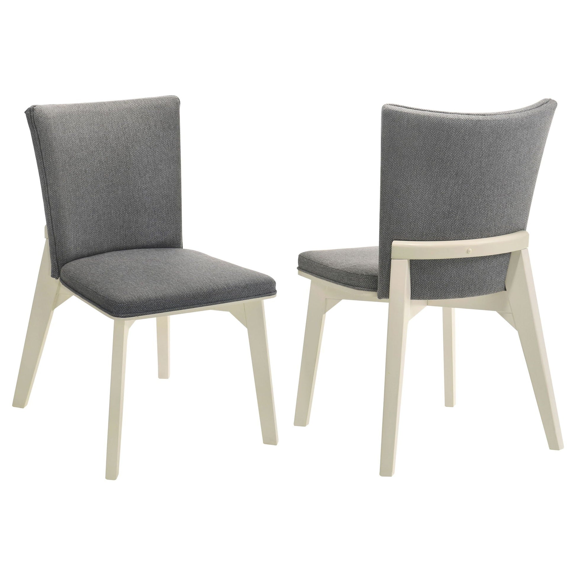Biloxi - Upholstered Dining Side Chair (Set of 2) - Gray Coaster Fine Furniture
