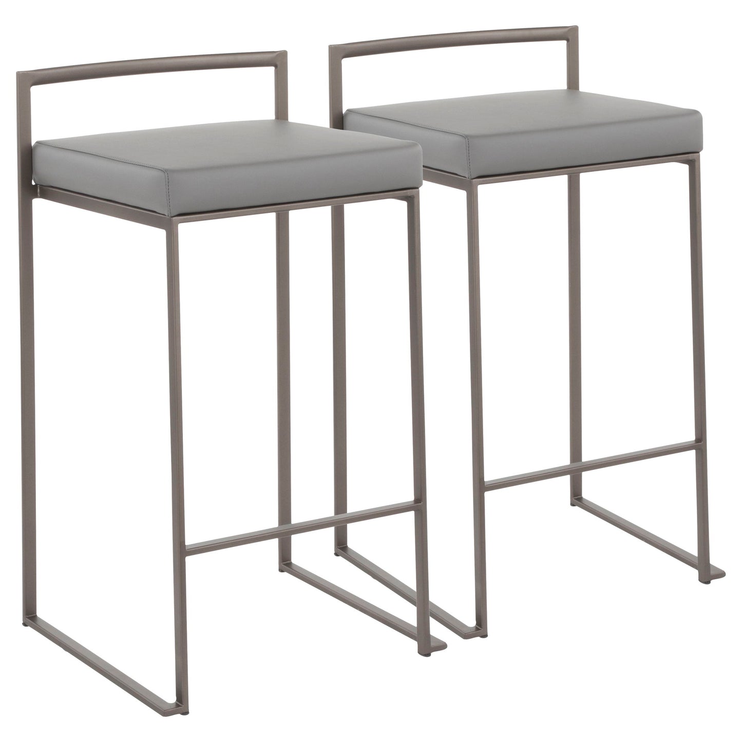 Fuji - Industrial Stackable Counter Stool Elegant Design Lumi Source