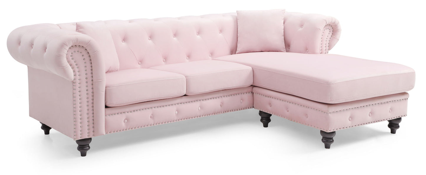 Nola - Luxurious Design Sofa Chaise Glory Furniture