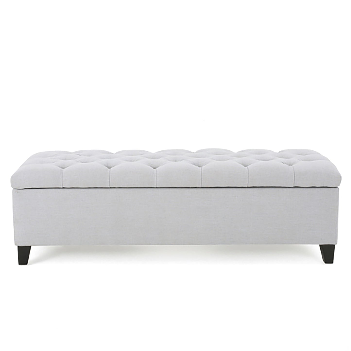 Glouster - Storage Ottoman - Light Gray Noble House