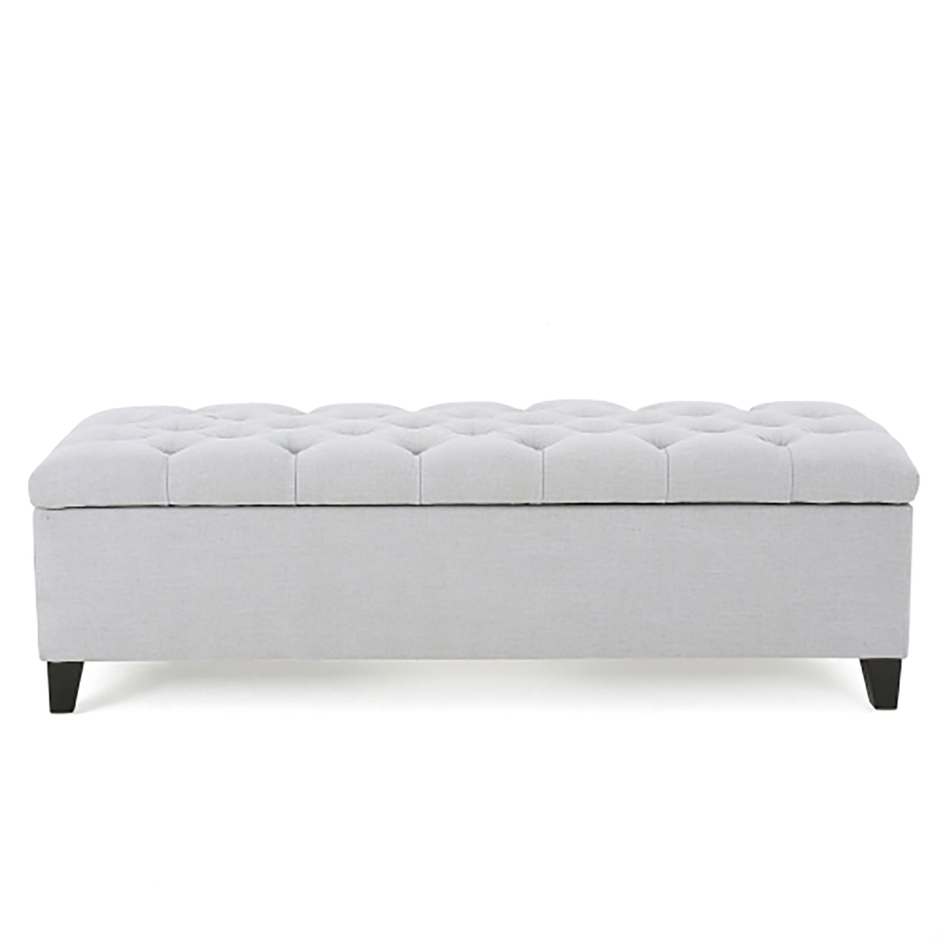 Glouster - Storage Ottoman - Light Gray Noble House
