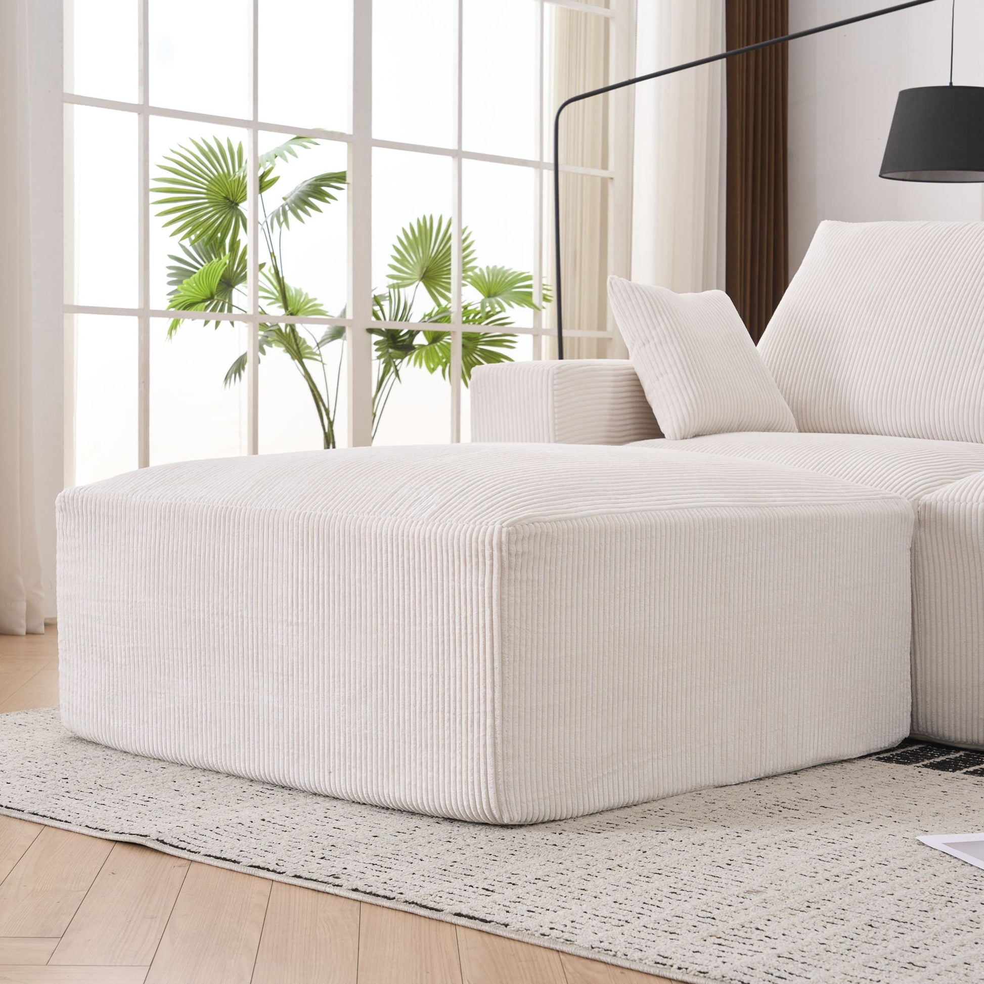 Modular Upholstered Ottomans Home Essentials
