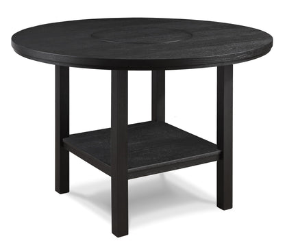 Guthrie - 5 Piece Counter Dining Room Set - Charcoal / Gray Crown Mark