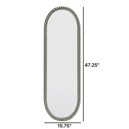 Oval Retro Mirror, Wall Hanging Mirror For Living Room Daily Nest