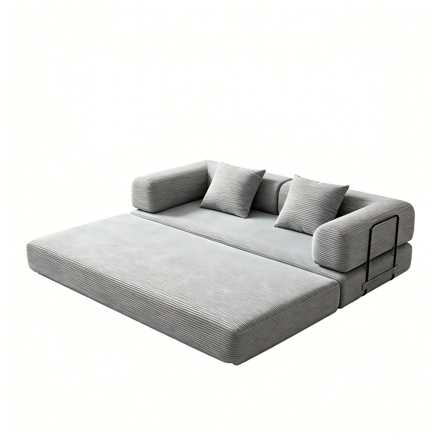 Convertible Sleeper Sofa Bed, 3 Seater Fold Out Couch With Mattress Home Essentials