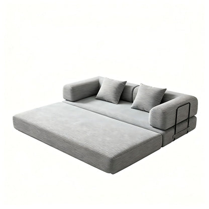 Convertible Sleeper Sofa Bed, 3 Seater Fold Out Couch With Mattress Home Essentials