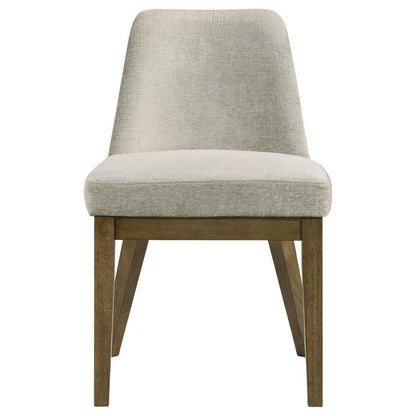 Castlewood - Upholstered Dining Chair (Set of 2) - Brown Oak Coaster Fine Furniture