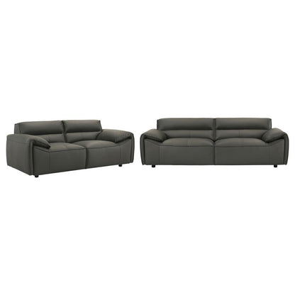 Buxton - Leather Upholstered Sofa Set Coaster Fine Furniture