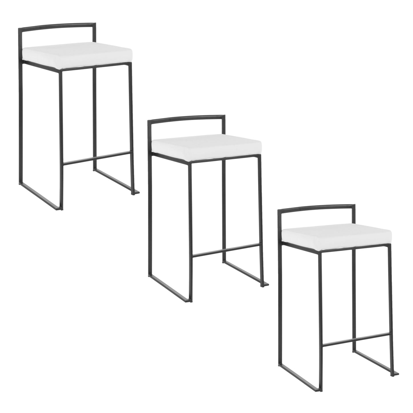 Fuji - Contemporary Style Stackable Counter Stool Lumi Source