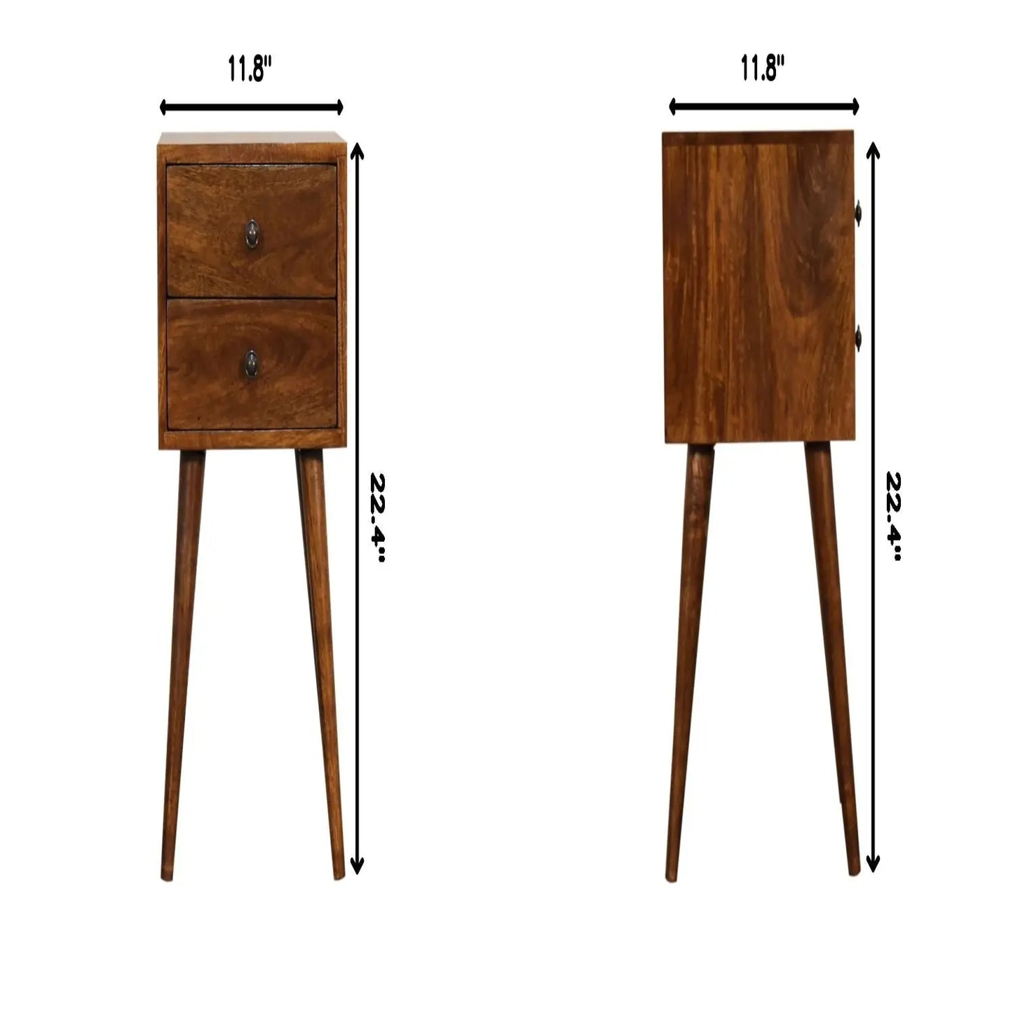 Mini 2 Drawer Nightstand Artisan Furniture