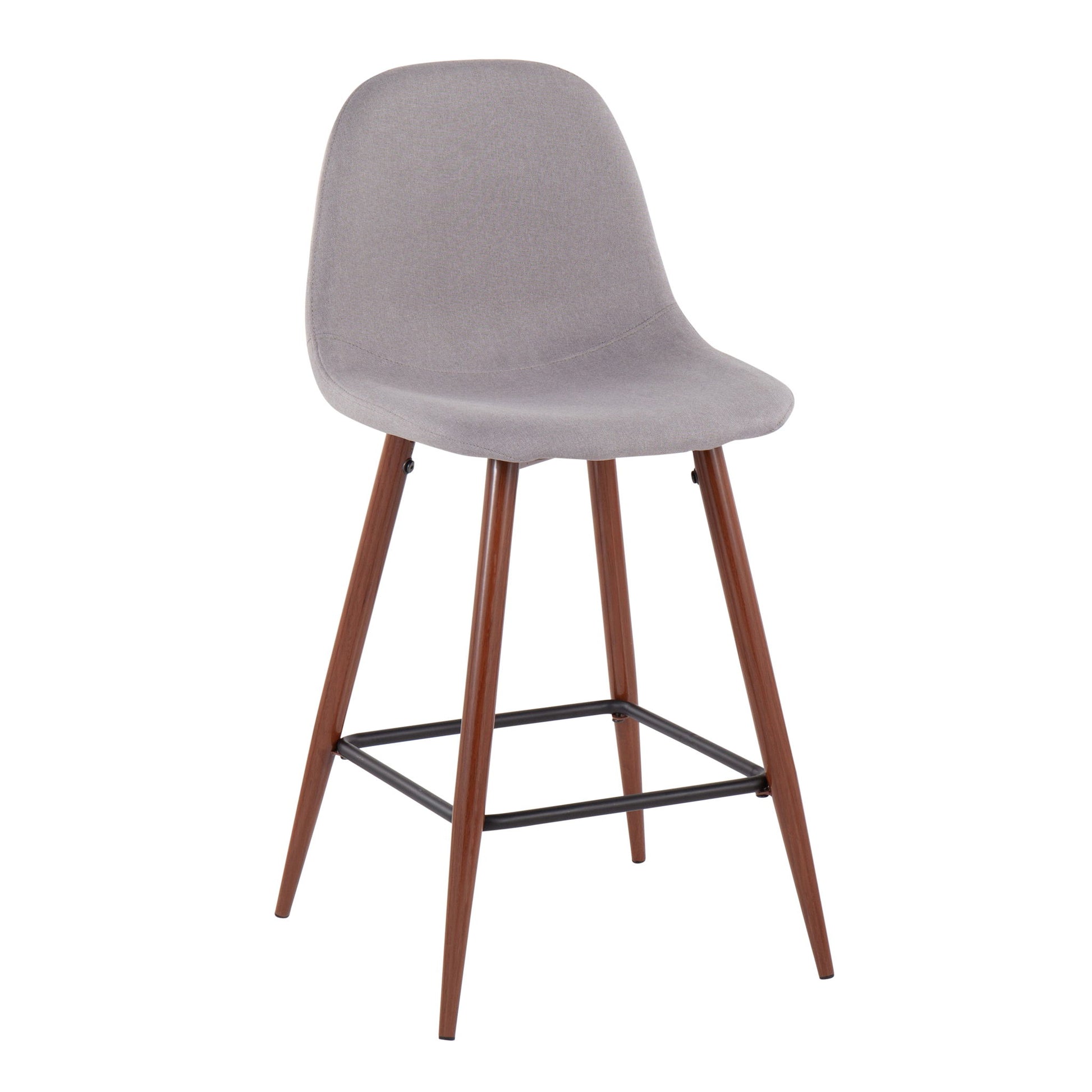 Pebble - Mid Century Modern Counter Stool (Set of 2) Lumi Source