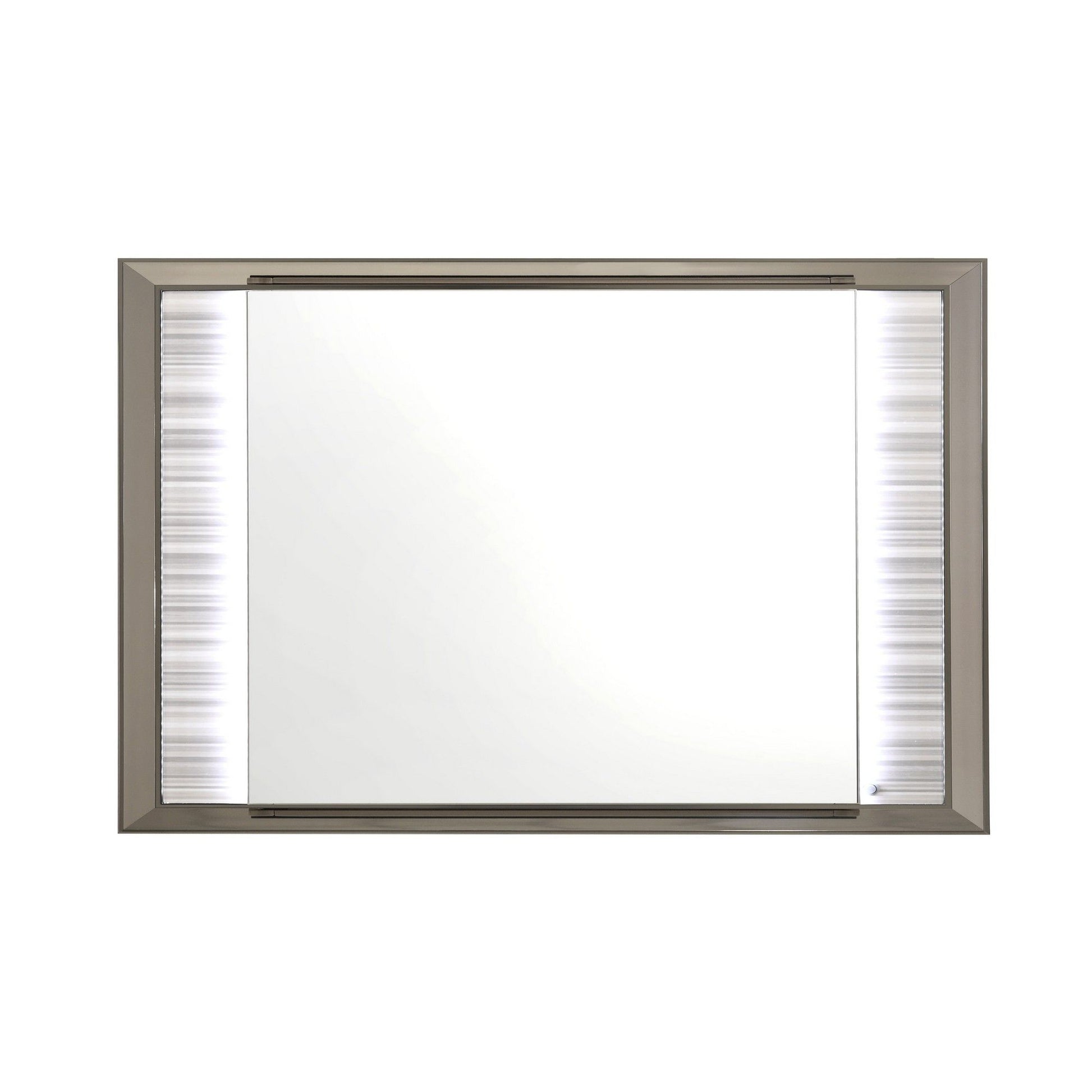 Star - Mirror With Built In LED And Frame - White Global Furniture USA