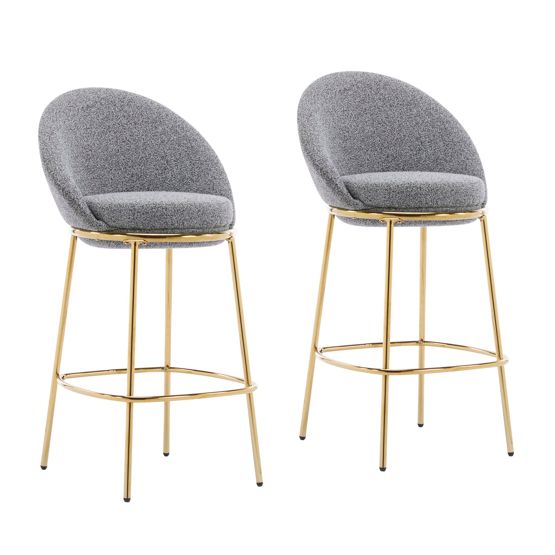 Celano - Upholstered Barstool (Set of 2) Noble House