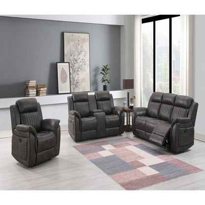 Steban - Glider Recliner - Gray Global Furniture USA