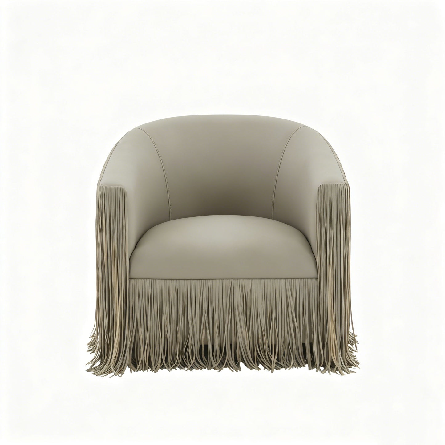 Isle - Swivel Chair With Fringe Accent Home Essentials