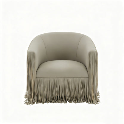 Isle - Swivel Chair With Fringe Accent Home Essentials