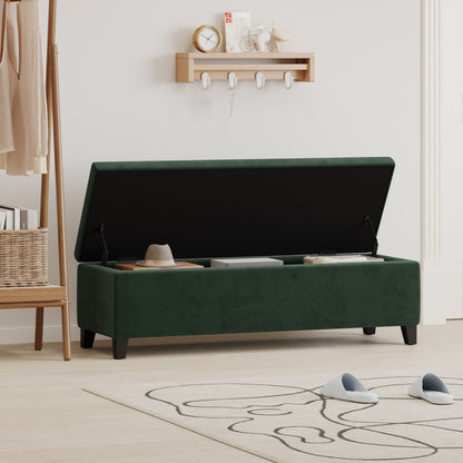 Upholstered Storage Ottoman Bench Noble House