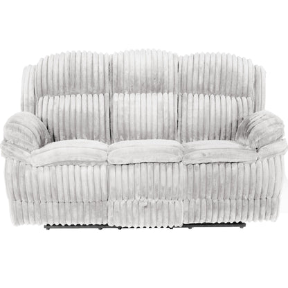 Motion Recliner Sofa With Fold-Down Table, Manual Recline, Charging Station & Cup Holders Home Essentials