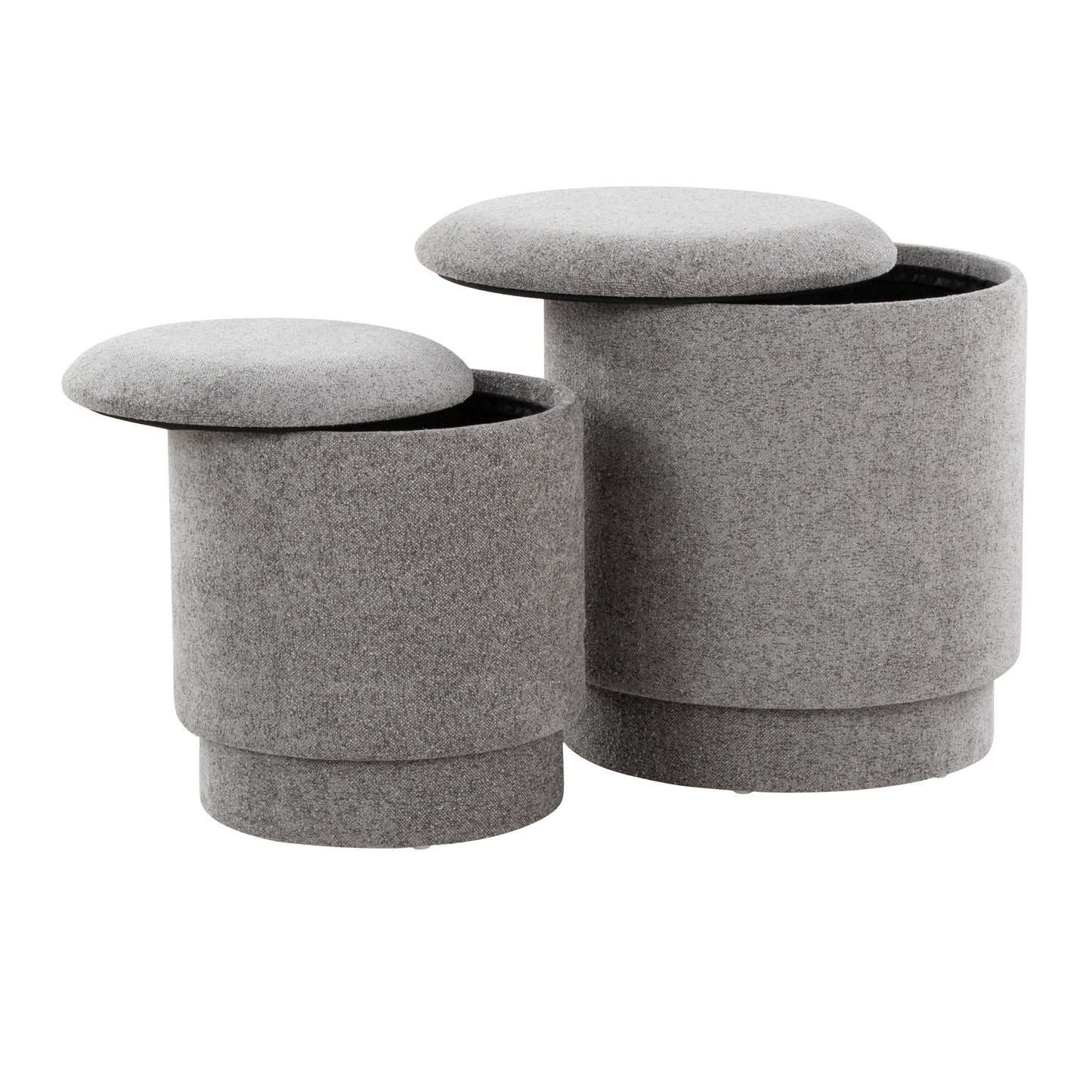 Marla - Upholste Contemporary Ottoman Set Lumi Source