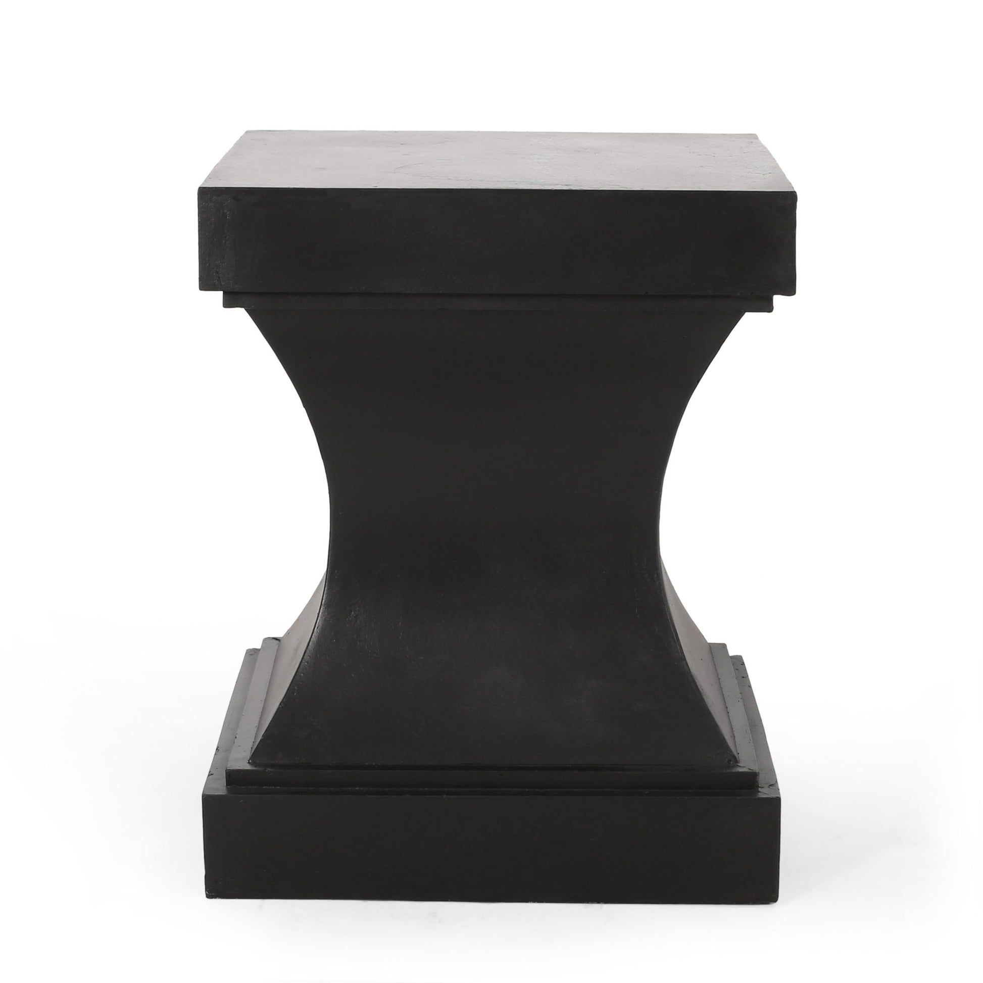 Athena - Modern Side Table With Pedestal Design Noble House