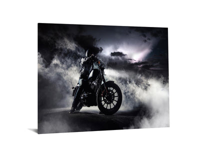 Tempered Glass With Foil - Burnout - Black