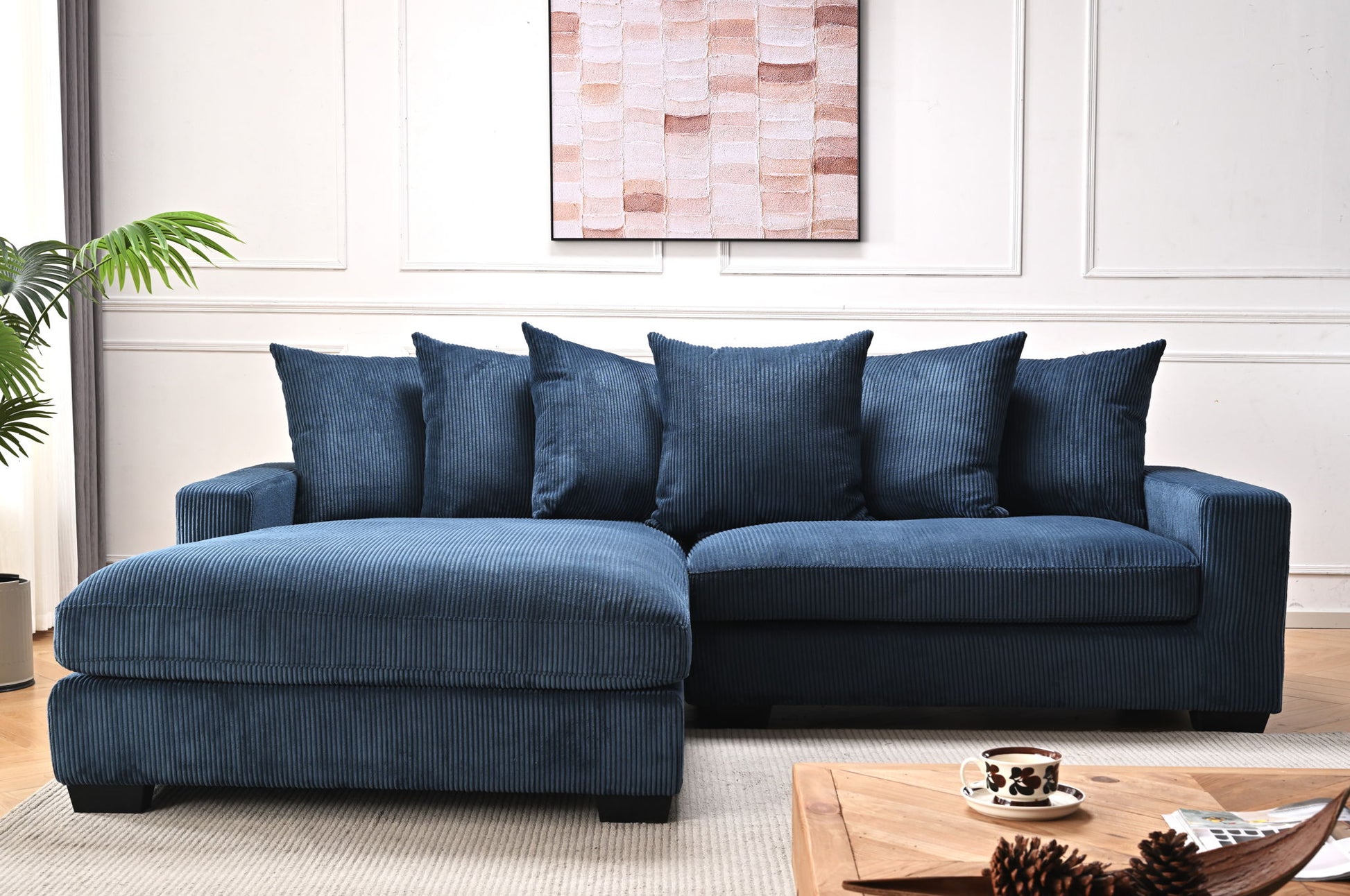 Luxe - Oversized 2 Piece Sectional Couches For Living Room, L Shaped Sofa With Chaise US Pride