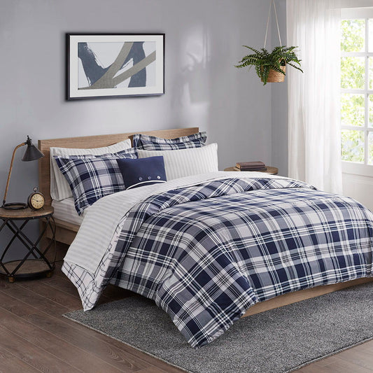 Patrick - Reversible Complete Bedding Set - Navy