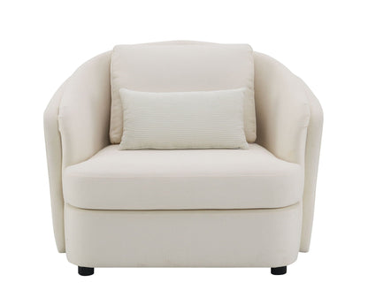 Mariko - Linen 3 Pieces Living Room Set - Beige Acme