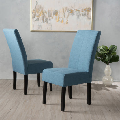 Pertica - Dining Upholstered Armless Chairs (Set of 2) Noble House