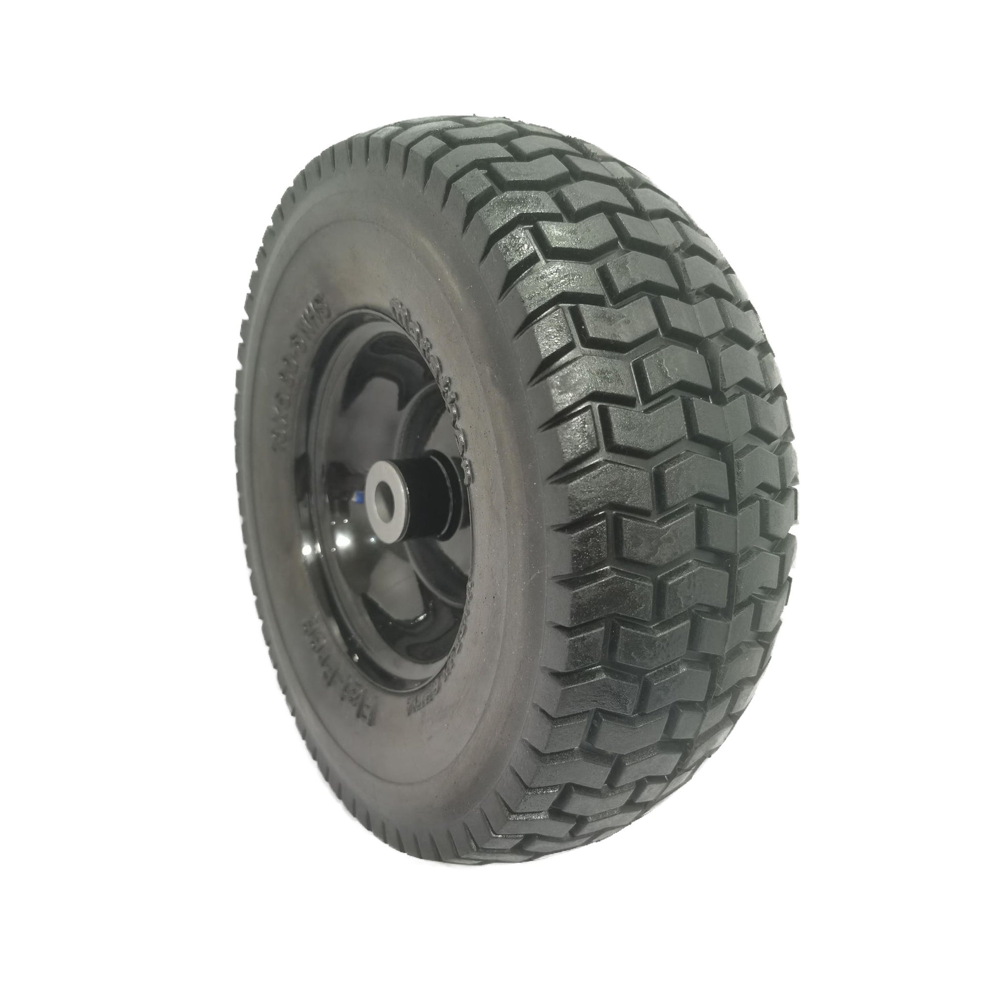Flat Free Tire And Wheel Assemblies For Riding Lawn Mowers With 3" Hub - Black Daily Nest