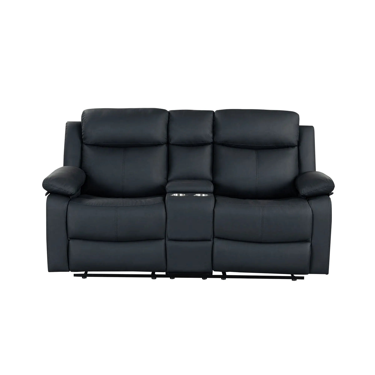 Blanche - Console Reclining Loveseat With LED Lights And Speakers Global Furniture USA