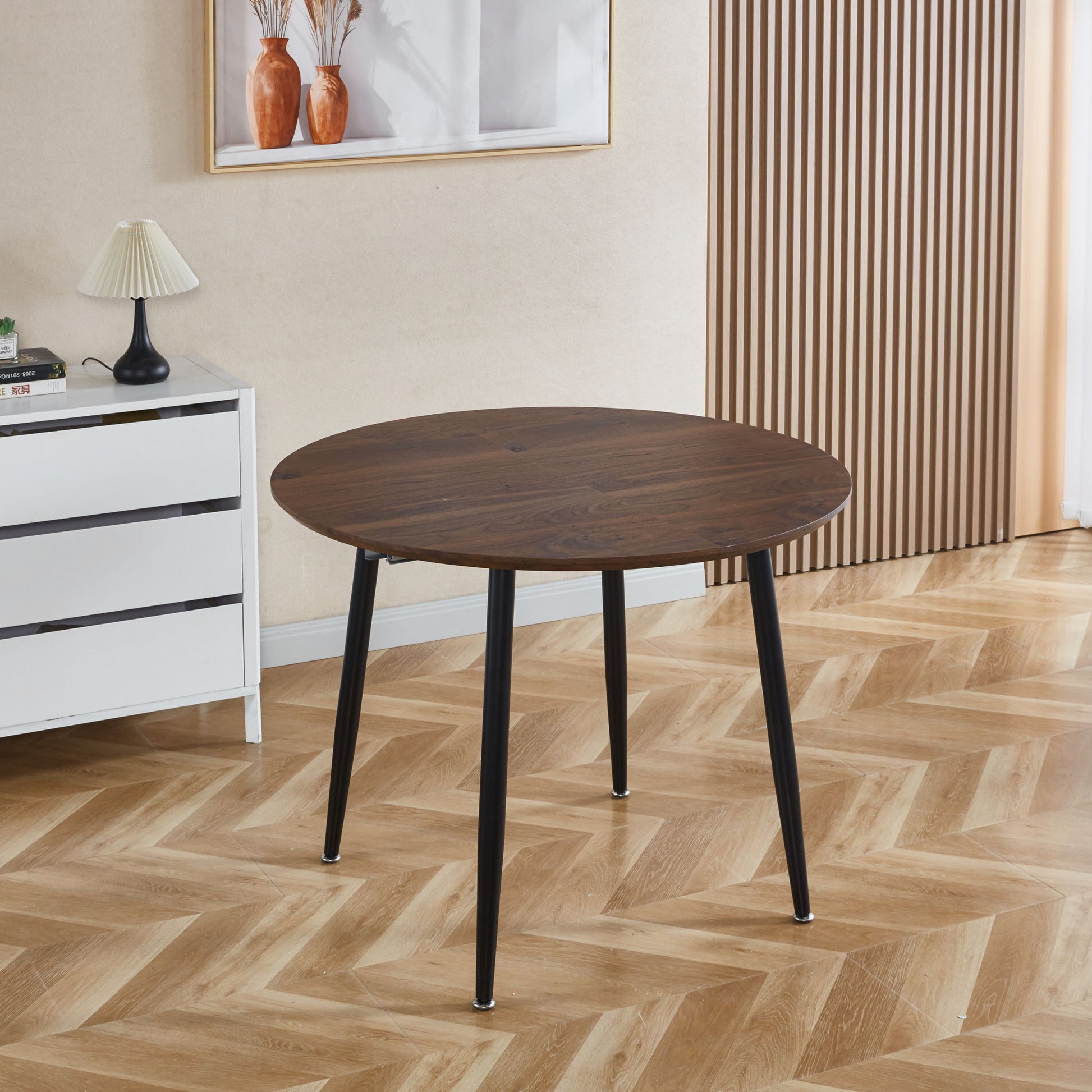 Extensible Table, Dining Table, Office Table, Coffee Table Metal Leg Home Essentials