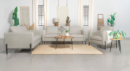 Tilly - Upholstered Track Arm Sofa Set Coaster Fine Furniture