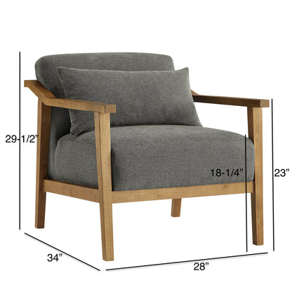 Reagan - Arm Accent Chair With Lumbar Pillow Ridgecrest Home