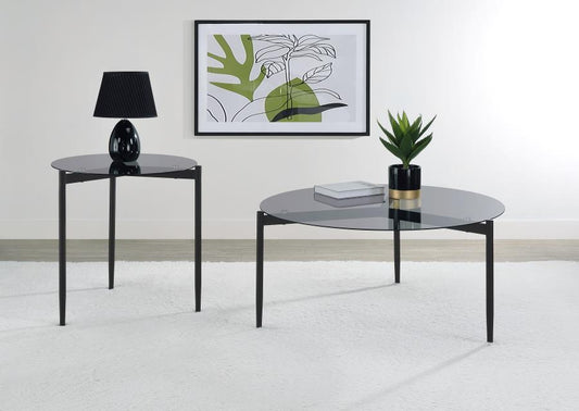 Rosalie - Round Coffee And End Table Set Coaster Fine Furniture