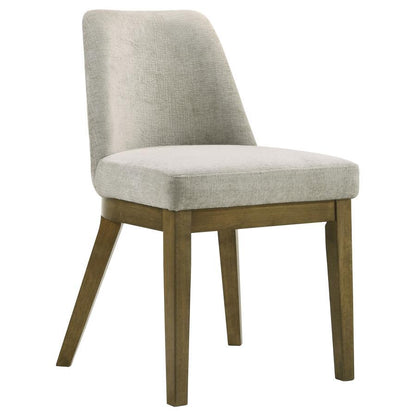 Castlewood - Upholstered Dining Chair (Set of 2) - Brown Oak Coaster Fine Furniture
